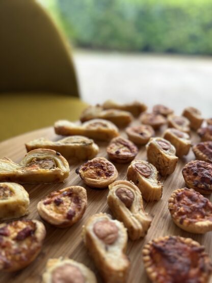 Petits fours salés du Macaron Bleu, Reims Bezannes